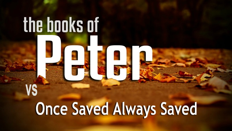 Letters of Peter VS Once Saved Always Saved